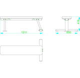F2G Flat Bench